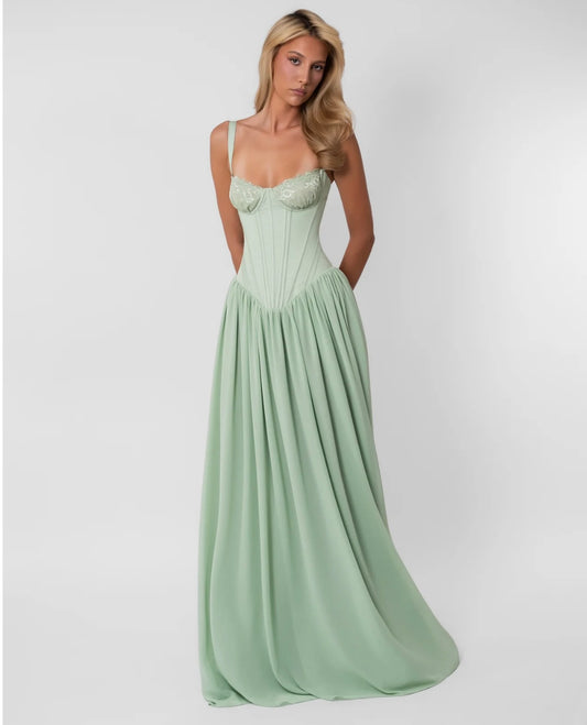 Fenity Elena Gown in Mint