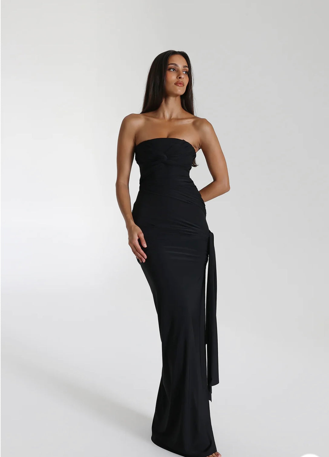 Natalie Rolt ‘Miranda’ Gown in Black