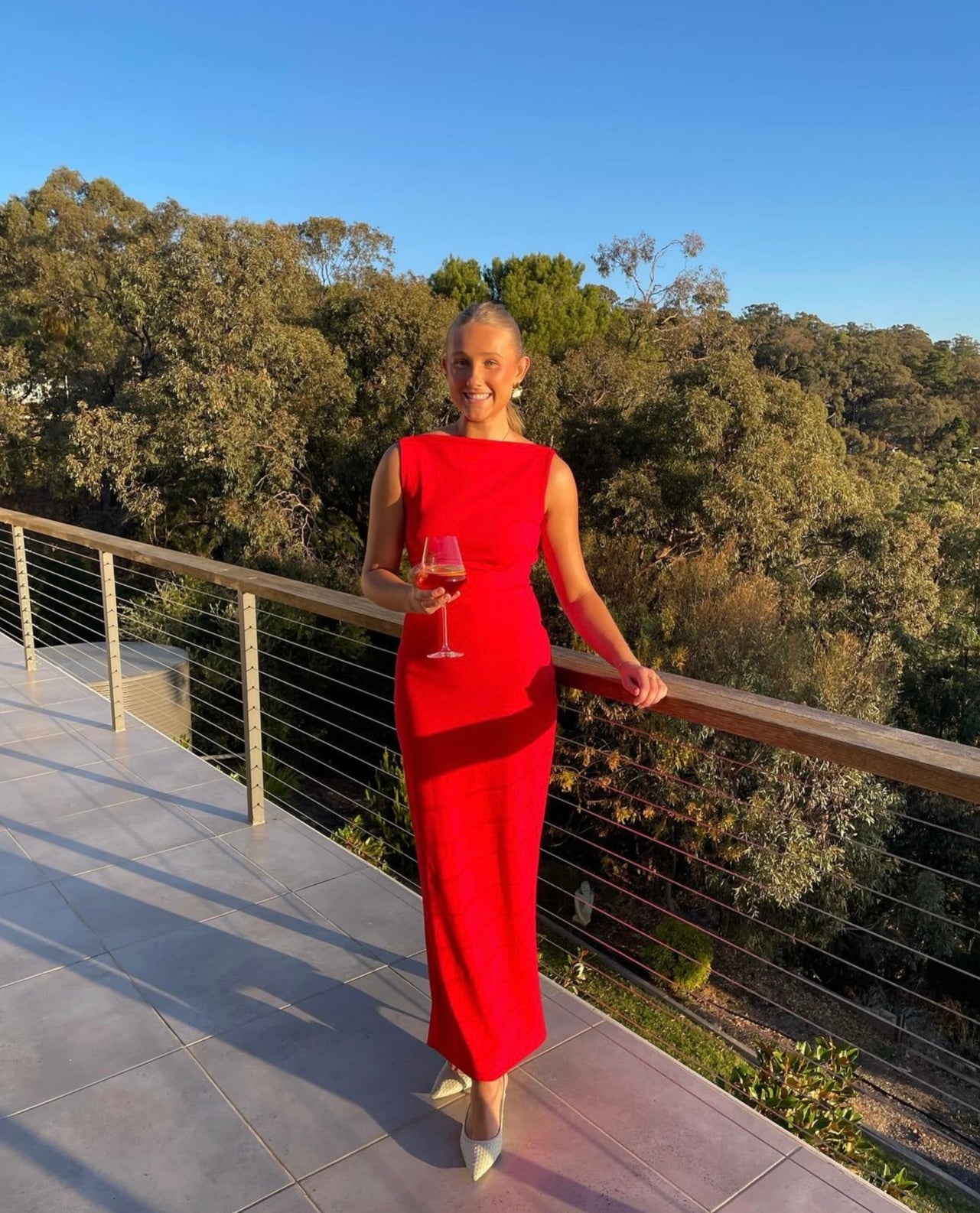Effie Kats ‘Verona’ Gown In Red