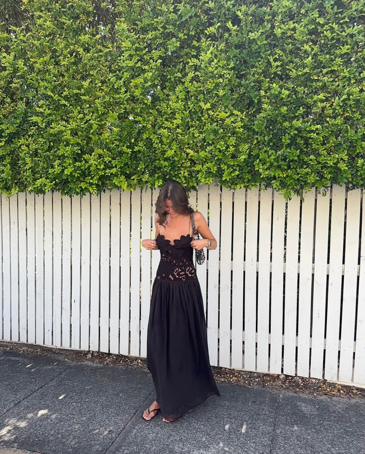 Hansen and Gretel Stephanie Maxi Dress in Black HONEY HIRE BOUTIQUE Hansen and Gretel Stephanie Maxi Dress in Black HONEY HIRE BOUTIQUE