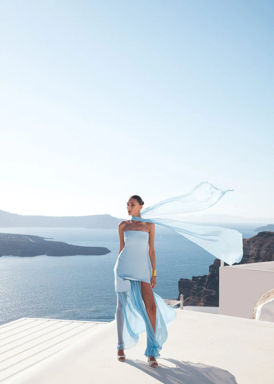 Matters Store Monaco Gown in Blue