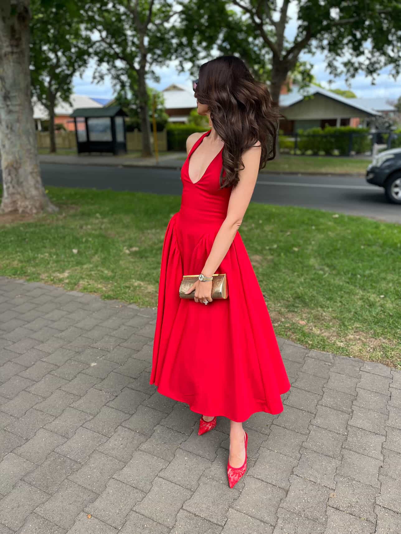 House of CB Marilyn Dress in Red