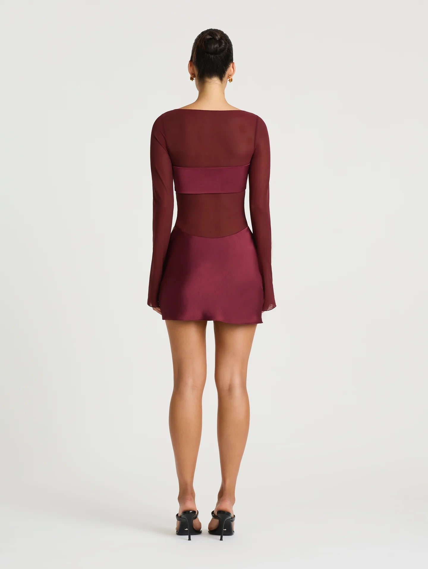 Benni Elvira Mini Dress in Plum