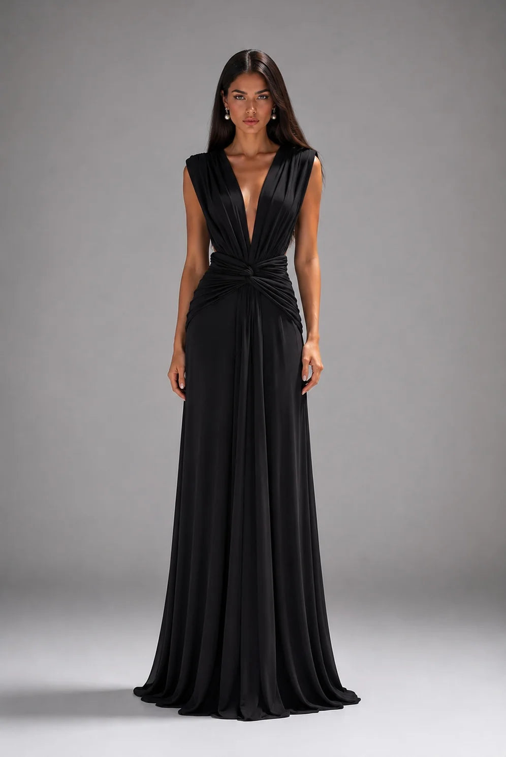 Abyss By Abby Yasmina Dress in Black