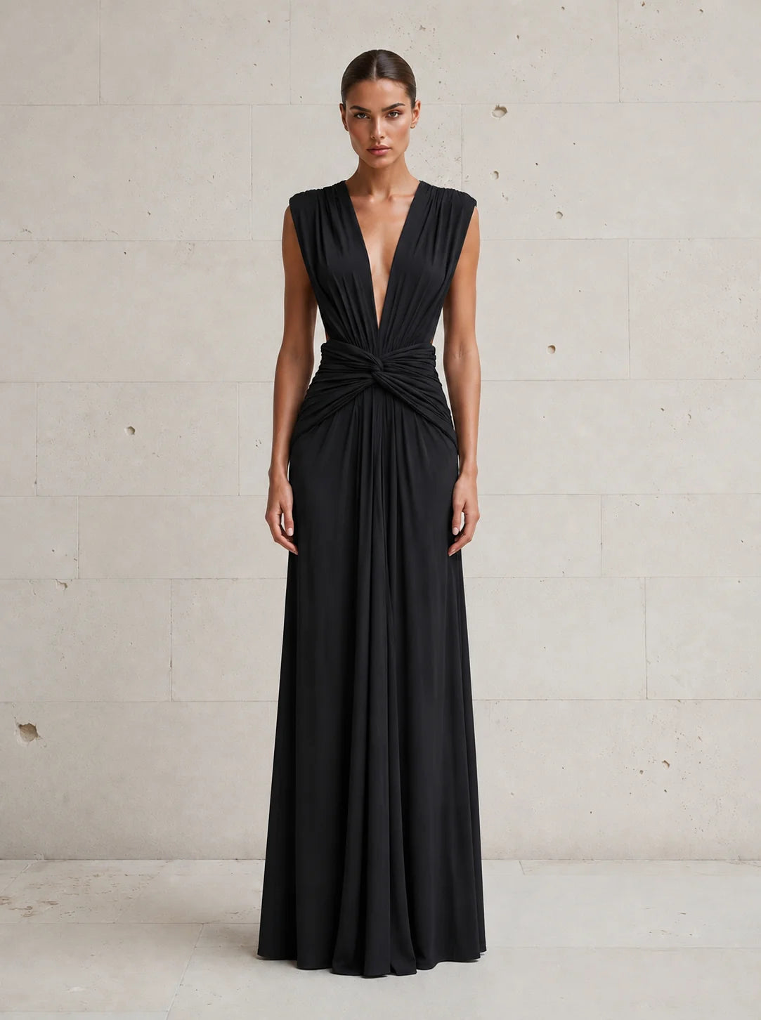 Abyss By Abby Yasmina Dress in Black