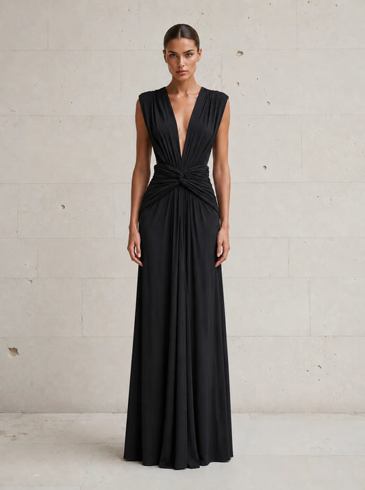 Abyss By Abby Yasmina Dress in Black