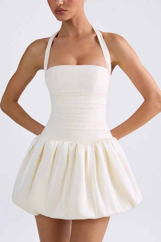 ‘Bubble Lace’ Mini In Cream