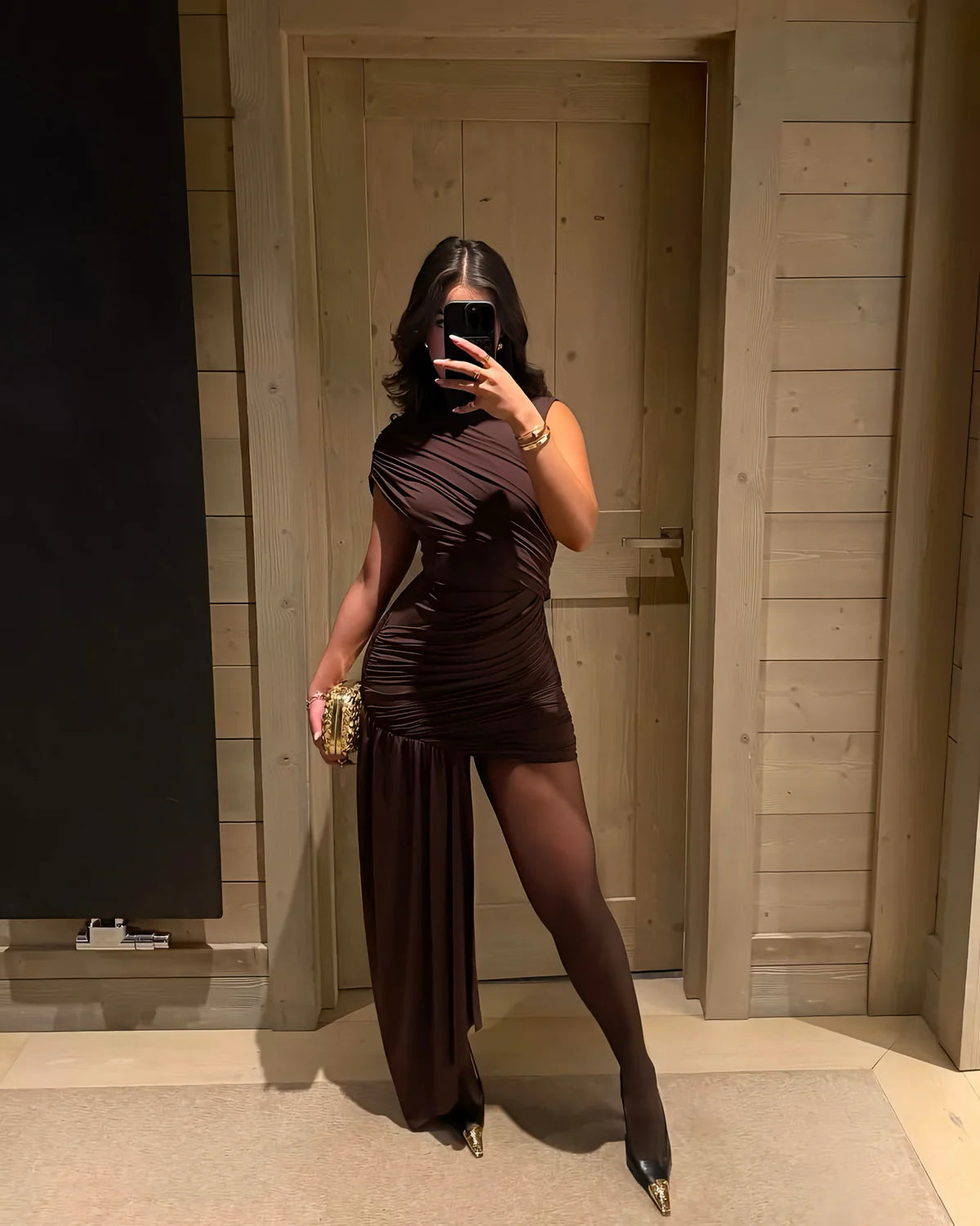 De La Vali Ravenna Mini Dress in Brown – HONEY HIRE BOUTIQUE De La Vali Ravenna Mini Dress in Brown – HONEY HIRE BOUTIQUE