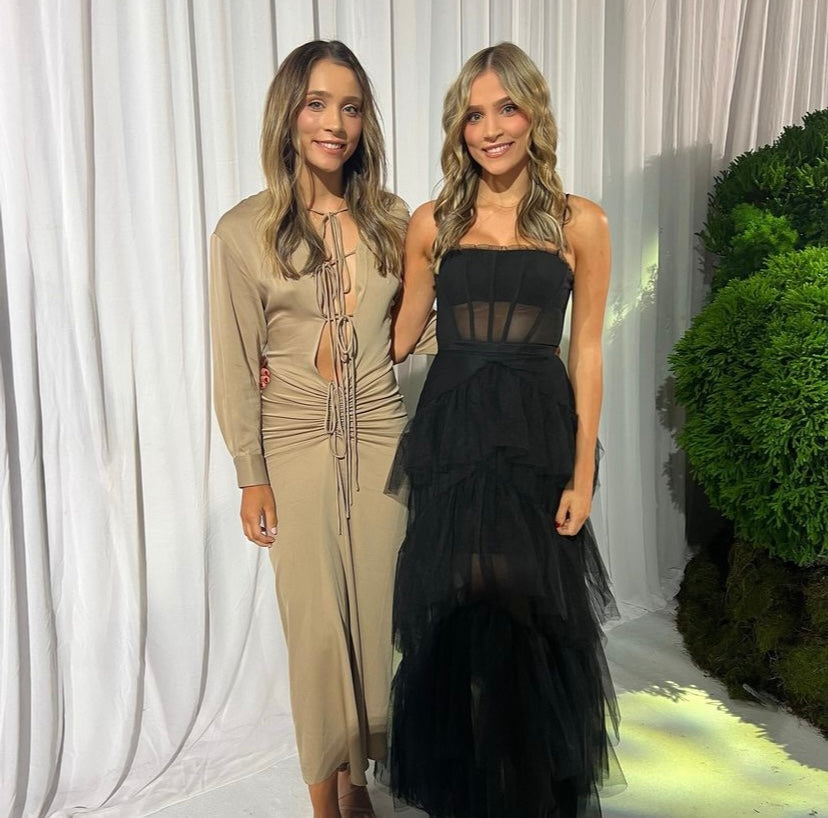 BCBGMAXAZRIA 'Tulle' Gown