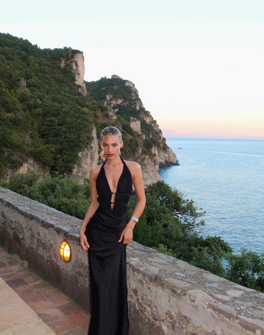 Misha 'Celine' Maxi Dress in Black