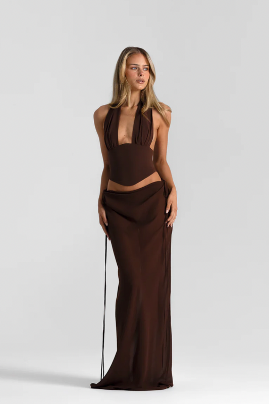 Natalie Rolt Bronte Set in Brown