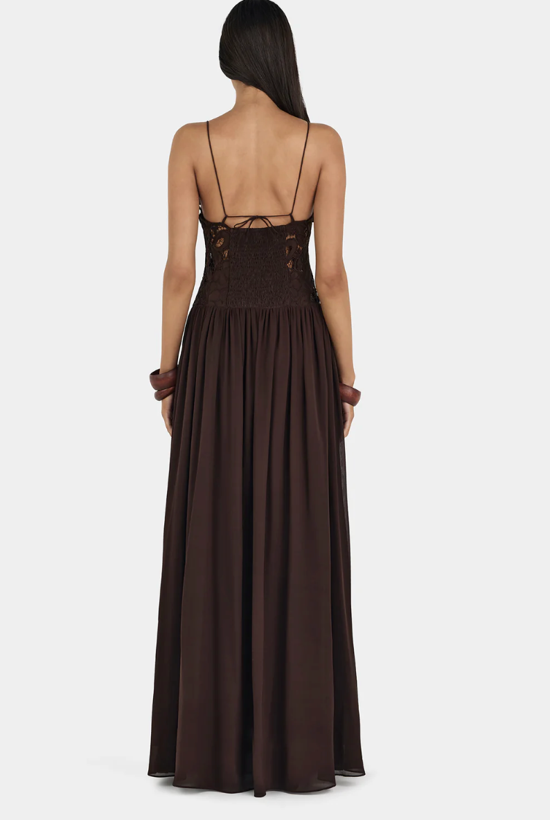Hansen and Gretel Stephanie Maxi Dress in Cedar HONEY HIRE BOUTIQUE Hansen and Gretel Stephanie Maxi Dress in Cedar HONEY HIRE BOUTIQUE