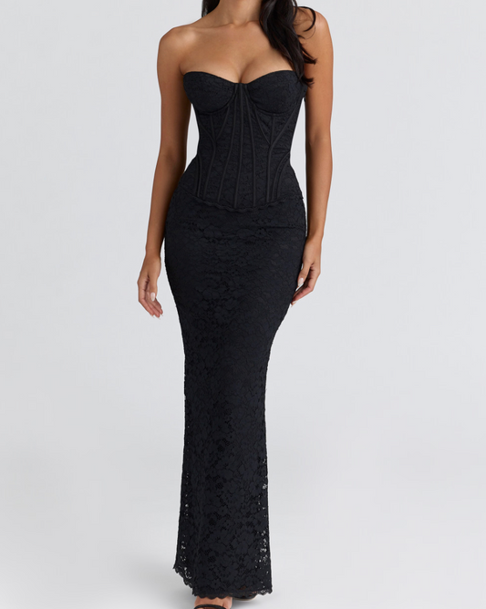 House of CB Solaine Dress in Black
