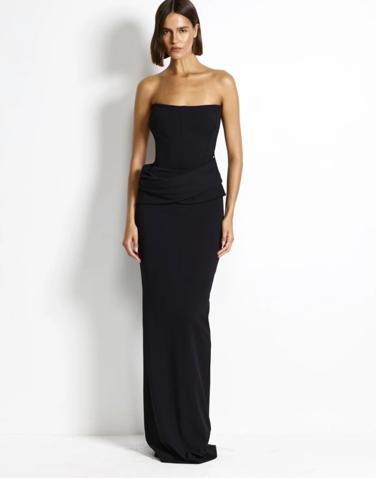 Effie Kats Allegra Gown in Black