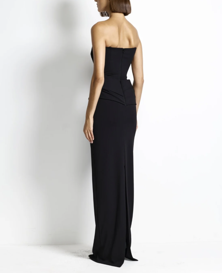 Effie Kats Allegra Gown in Black