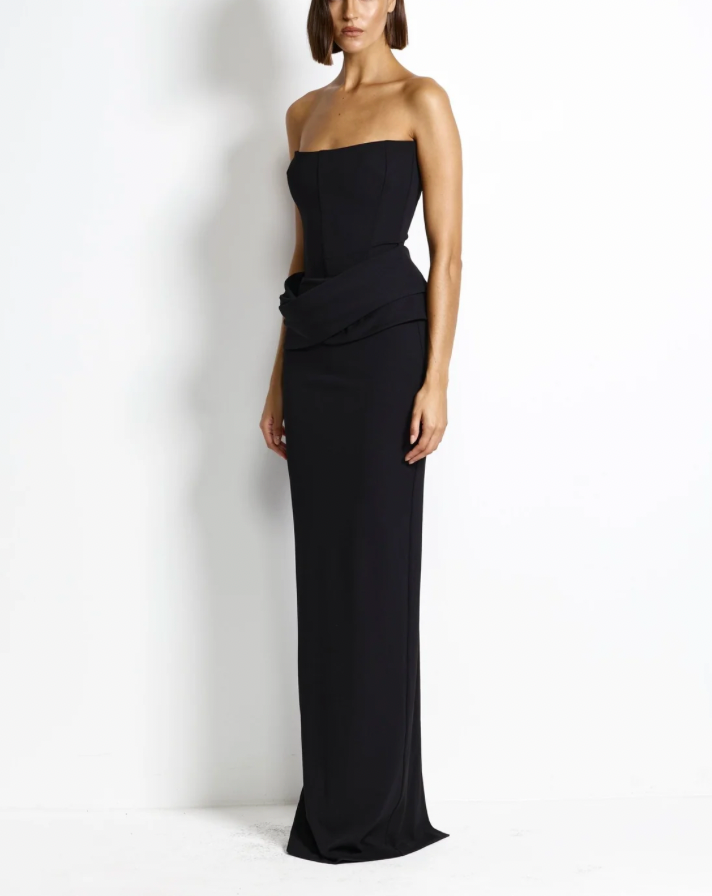 Effie Kats Allegra Gown in Black