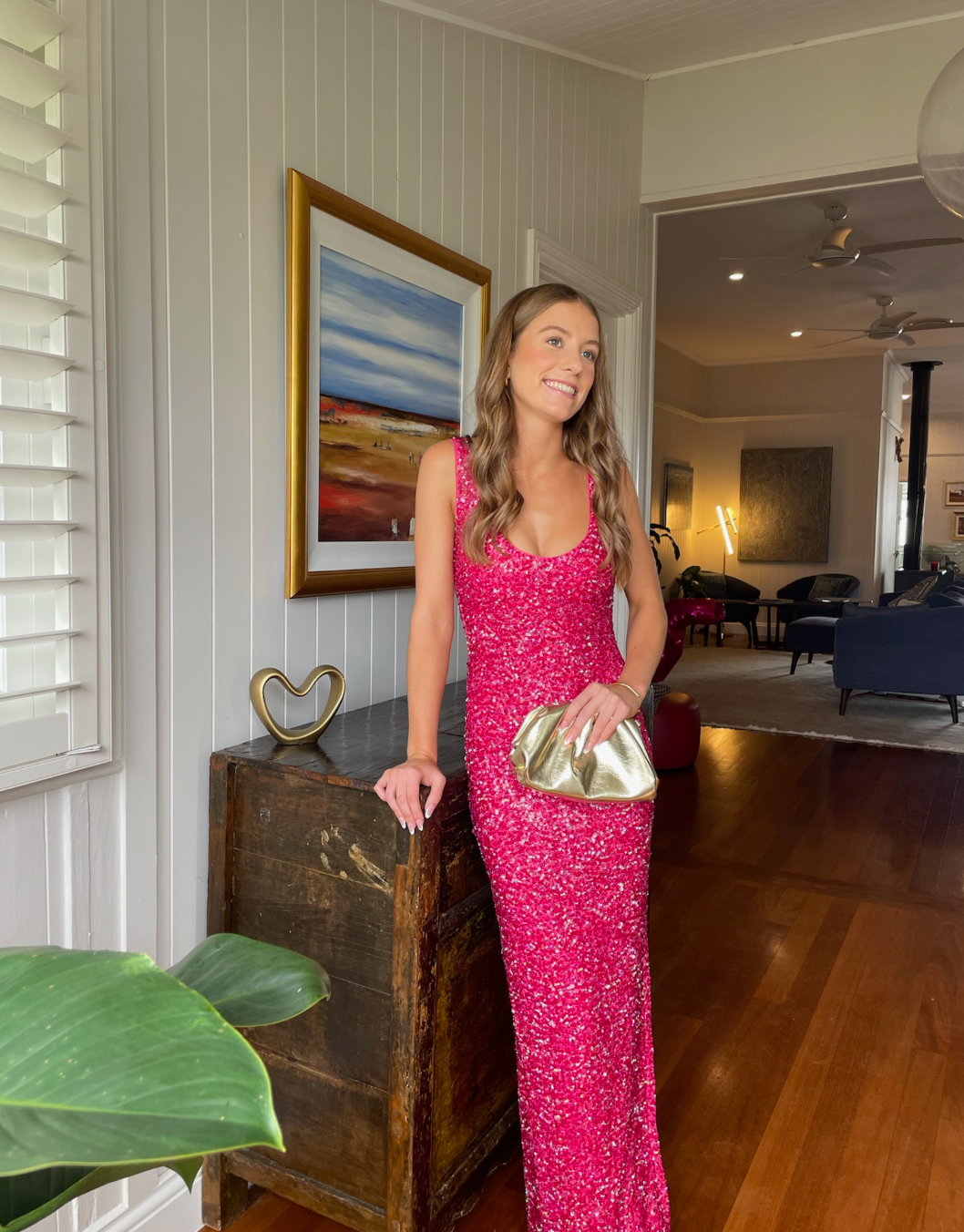 NBD Janhvi Dress in Hot Pink