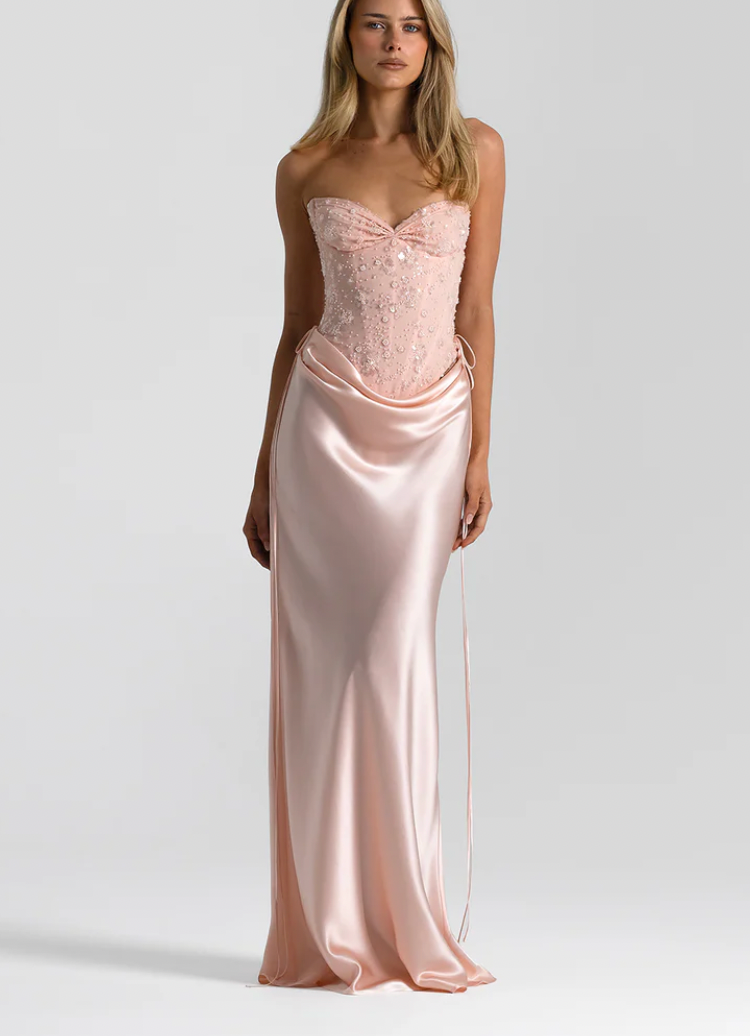 Natalie Rolt Verity Set in Pink Maxi