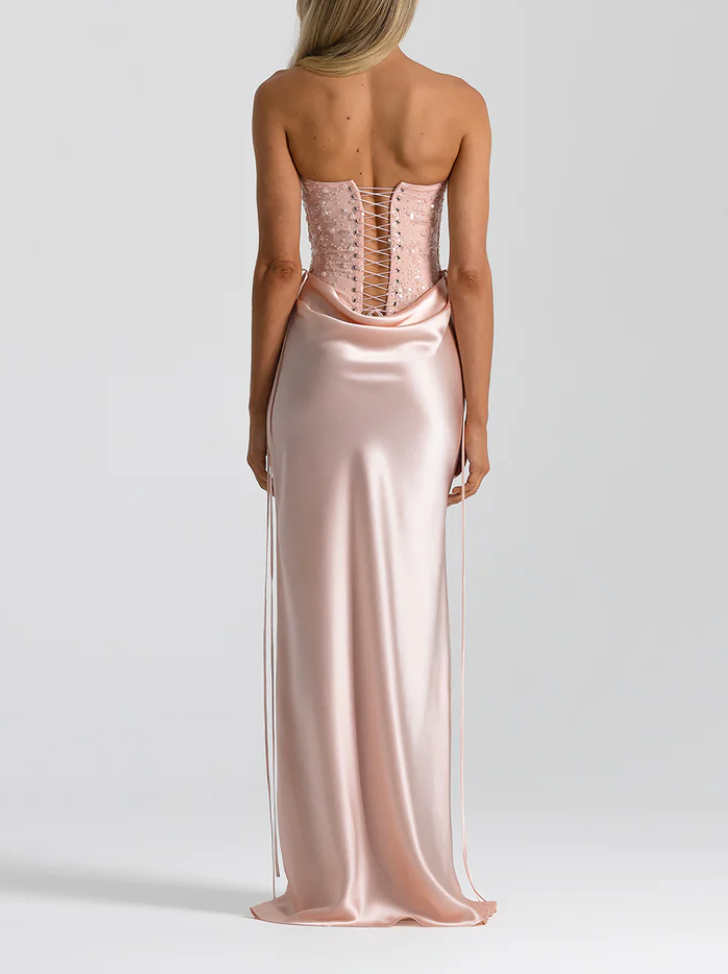 Natalie Rolt Verity Set in Pink Maxi